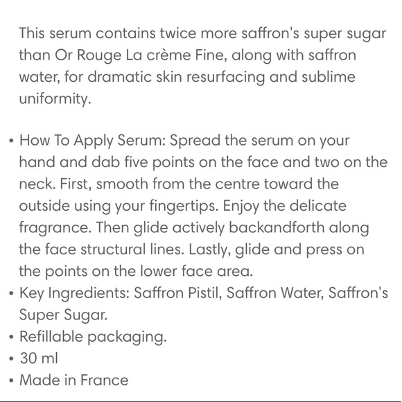 BRAND NEW YSL OR ROUGE REFILLABLE LE SERUM SERUM - Picture 8 of 12